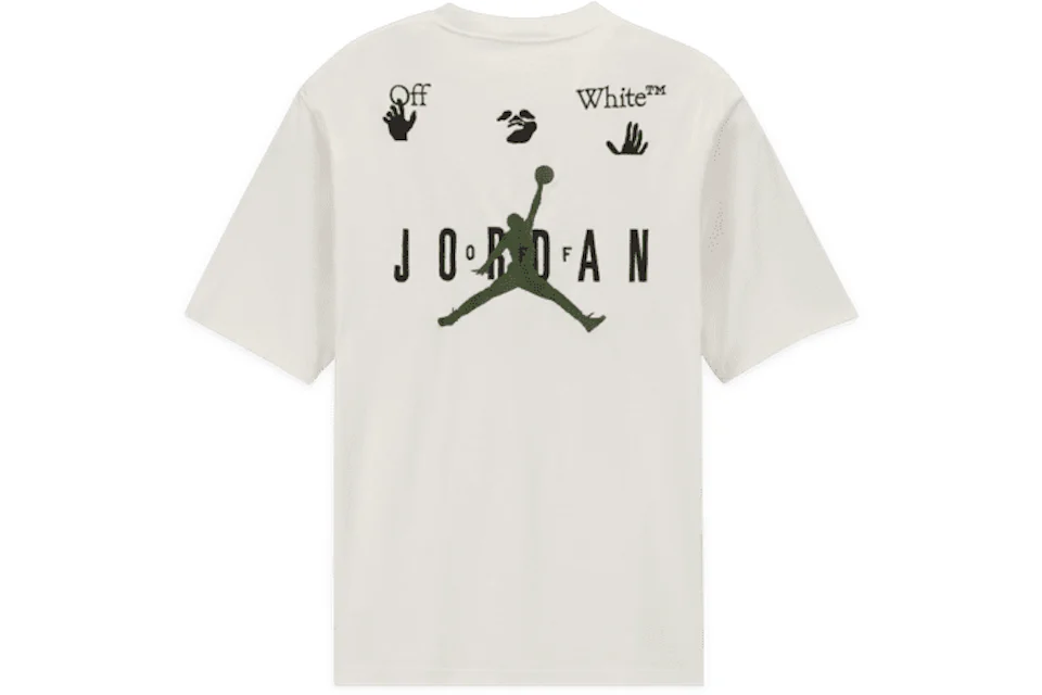 OFF WHITE x Jordan T shirt Sail
