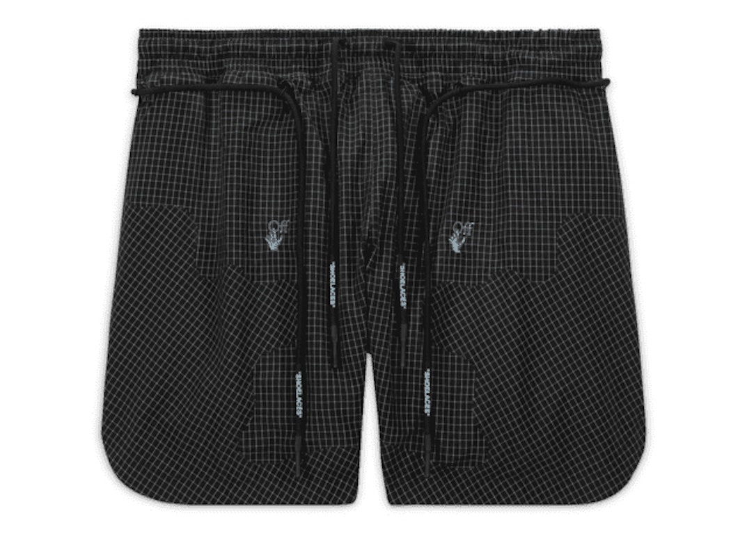 Pre-owned Off-white X Nike 002 Woven Shorts (asia Sizing) Black