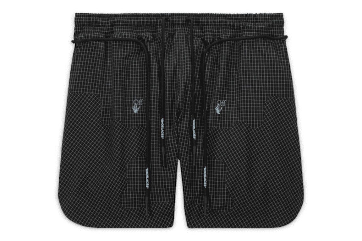 Pre-owned Off-white X Nike 002 Woven Shorts (asia Sizing) Black