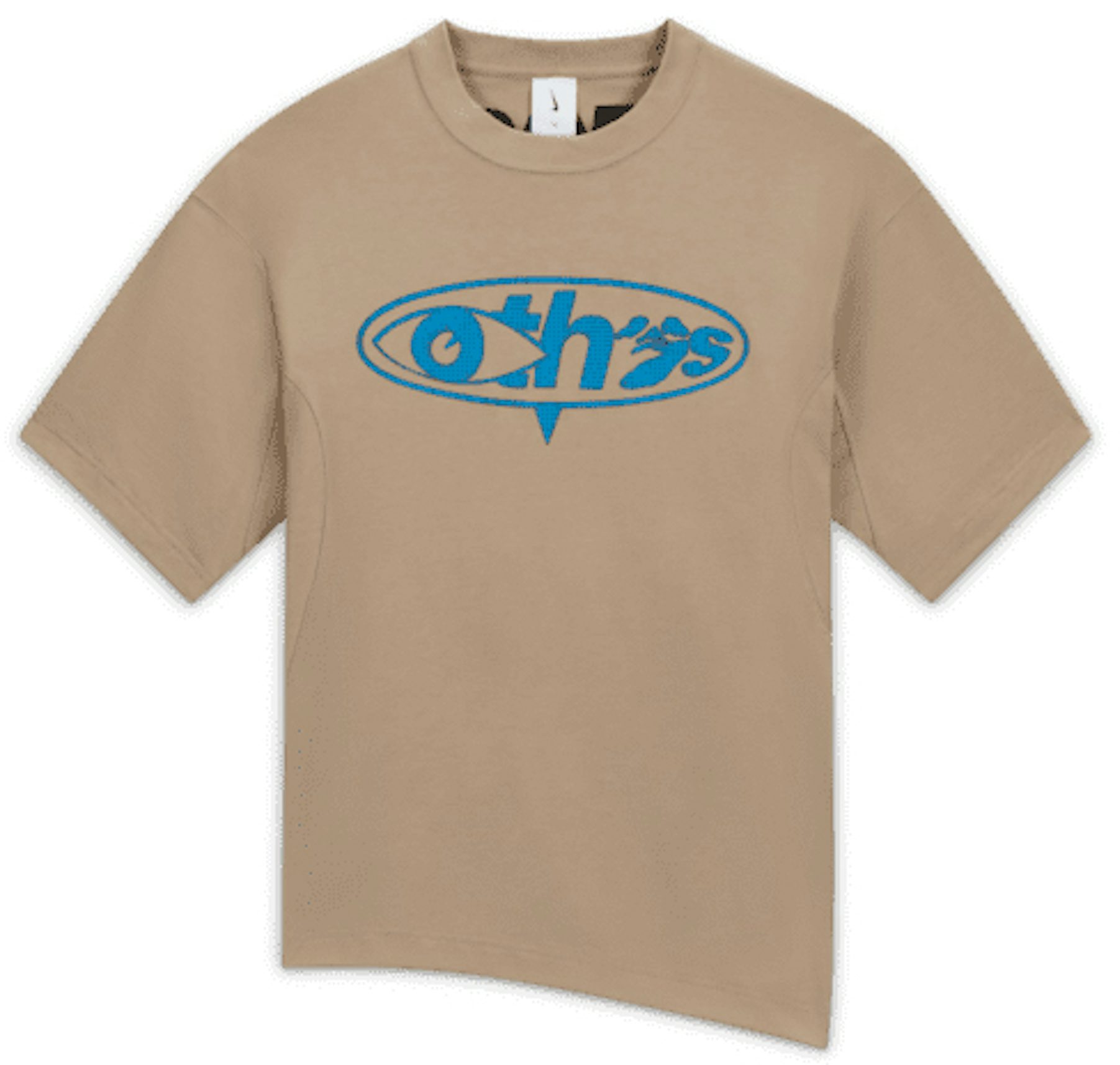 Off-White c/o Virgil Abloh Women's Big Logo Opposite Over Tee - Blue - T-shirts