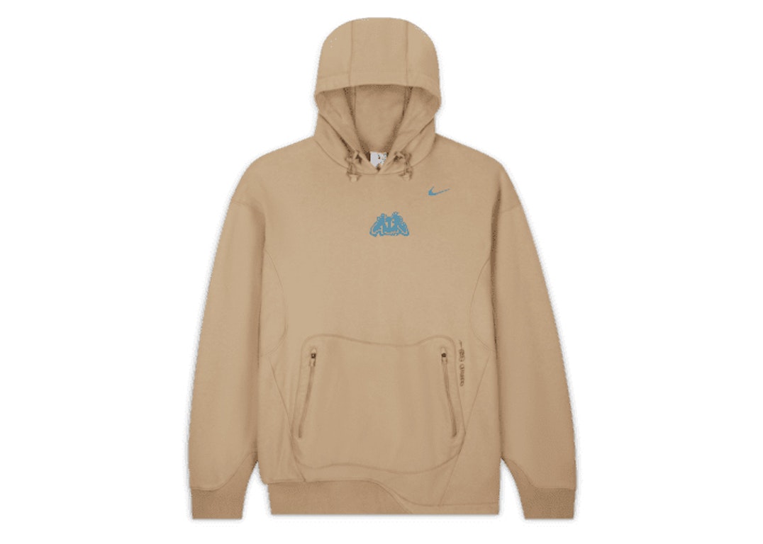 Pre-owned Off-white X Nike 006 Fleece Hoodie (asia Sizing) Beige