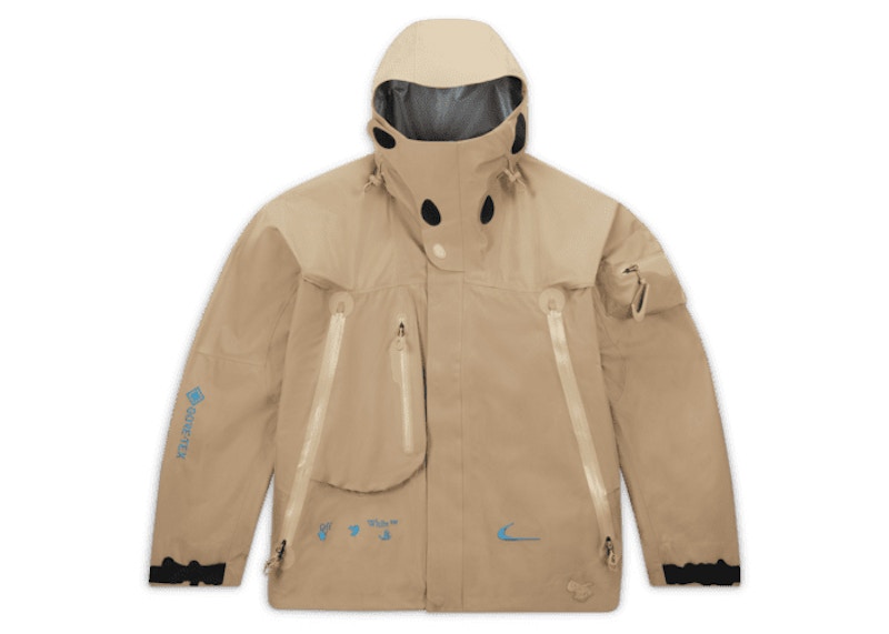 OFF WHITE x Nike 007 Gore Tex Jacket Asia Sizing Beige Men s