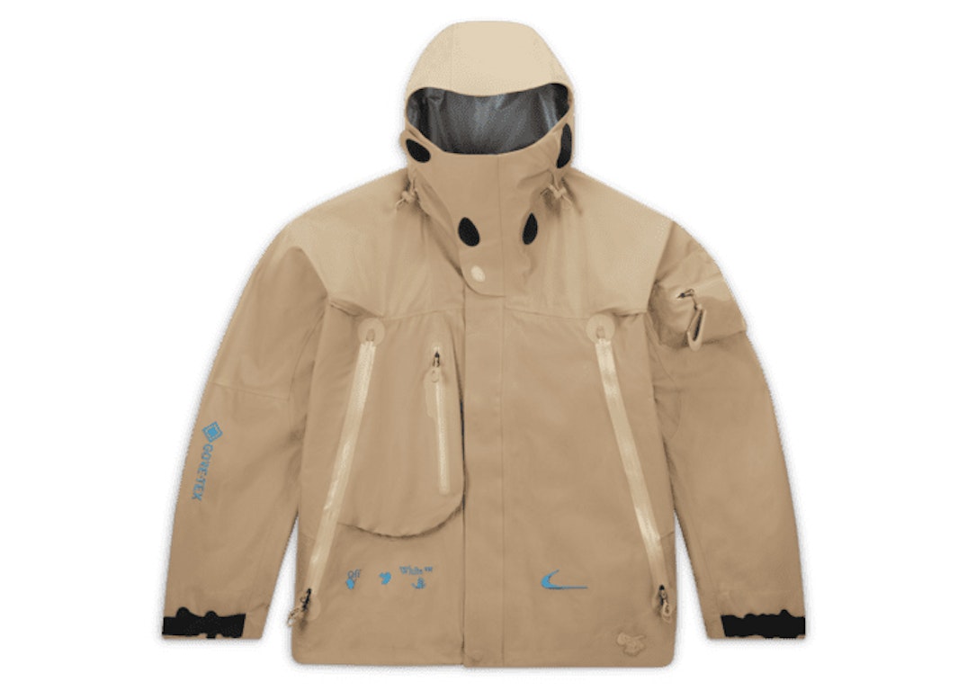 Pre-owned Off-white X Nike 007 Gore-tex Jacket Beige