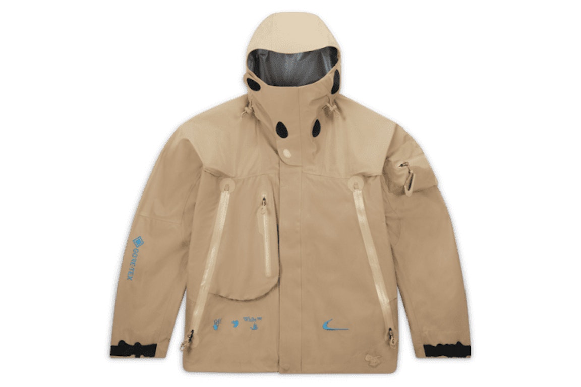Pre-owned Off-white X Nike 007 Gore-tex Jacket Beige