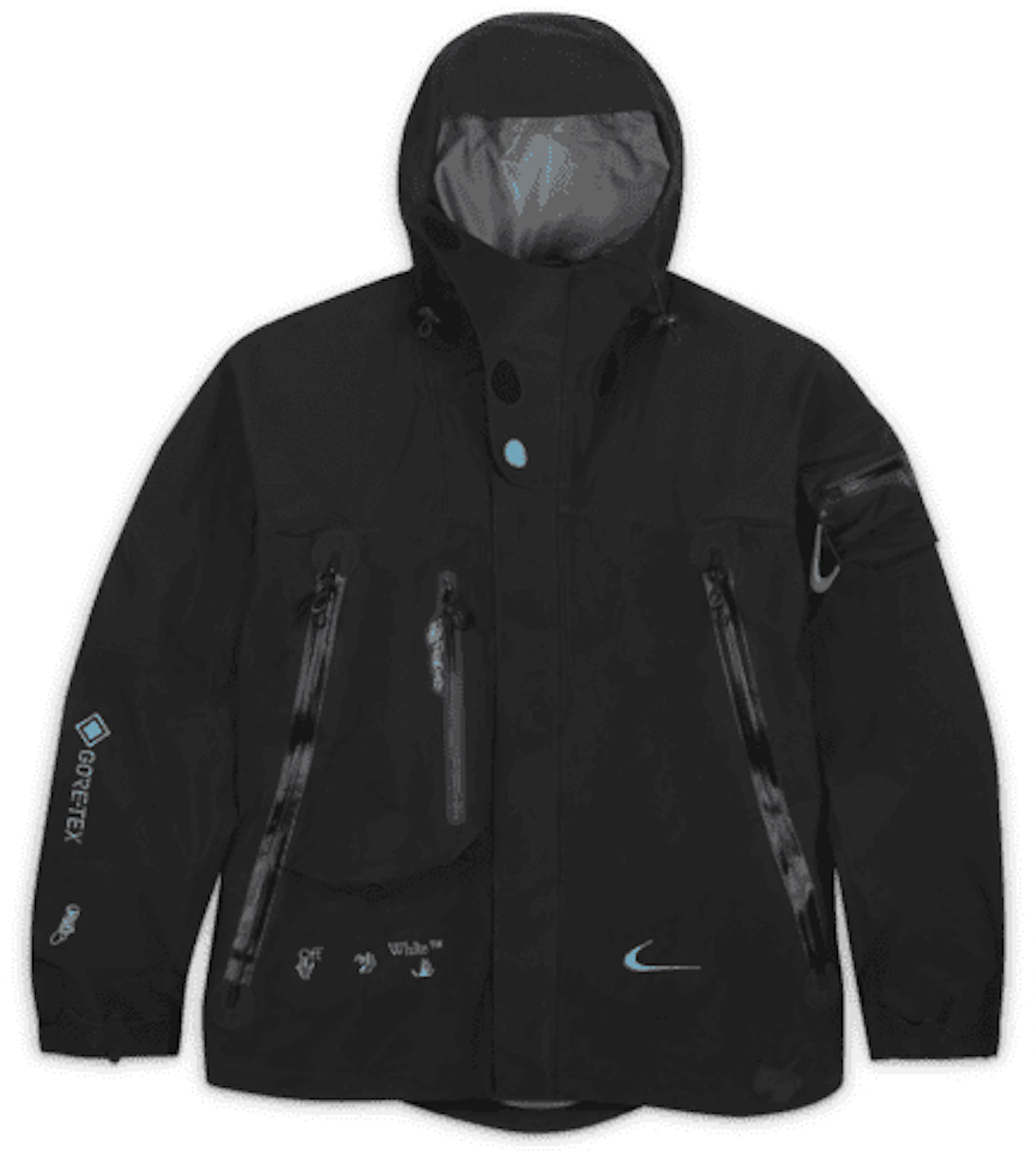 Cantidad de lona fecha límite Off-White x Nike 007 Gore-Tex Jacket Black - FW22 - ES