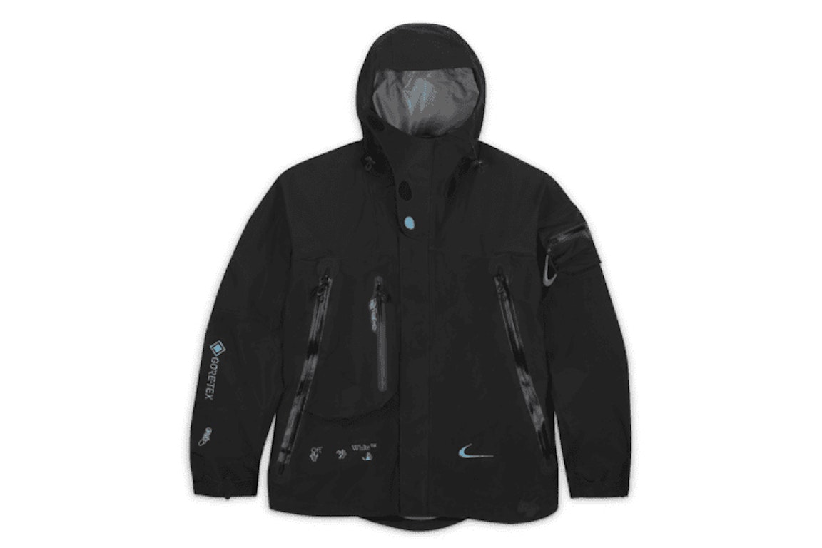 Pre-owned Off-white X Nike 007 Gore-tex Jacket Black