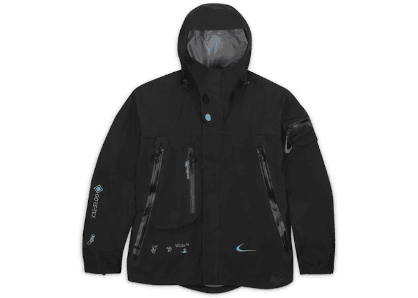 OFF-WHITE x Nike 007 Gore-Tex Jacket Black Men's FW22 US