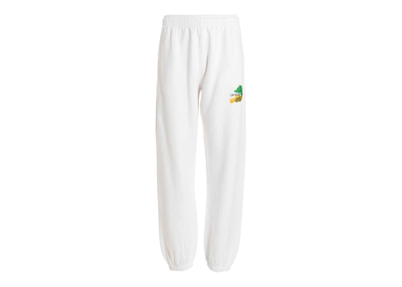 Nike off hot sale white sweatpants