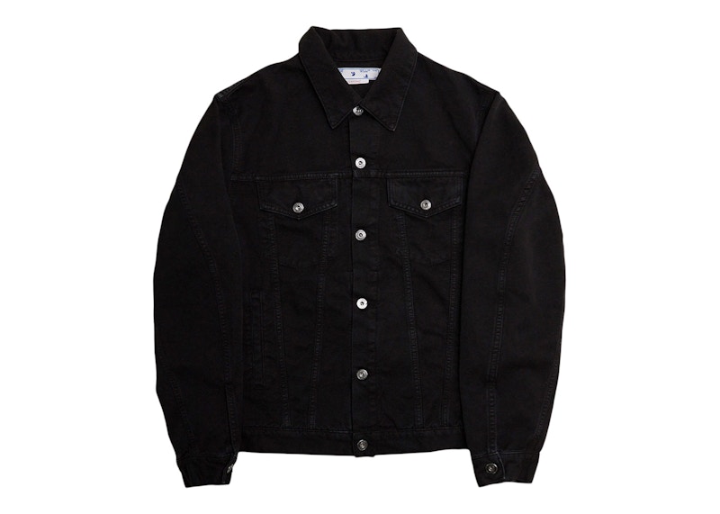 OFF-WHITE Wave Off Canvas Skate Jacket Black Men's - SS23 - US