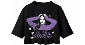 Olivia Rodrigo Cropped T-shirt Black