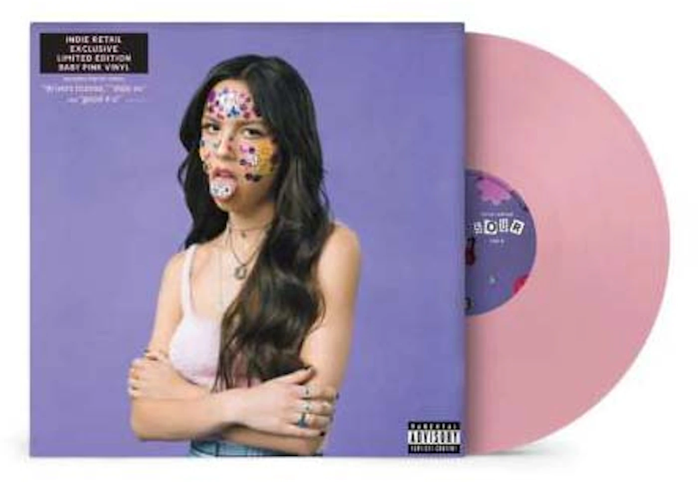 Olivia Rodrigo Sour Indie Retail Exclusive LP Vinyl Baby Pink - SS22 - ES