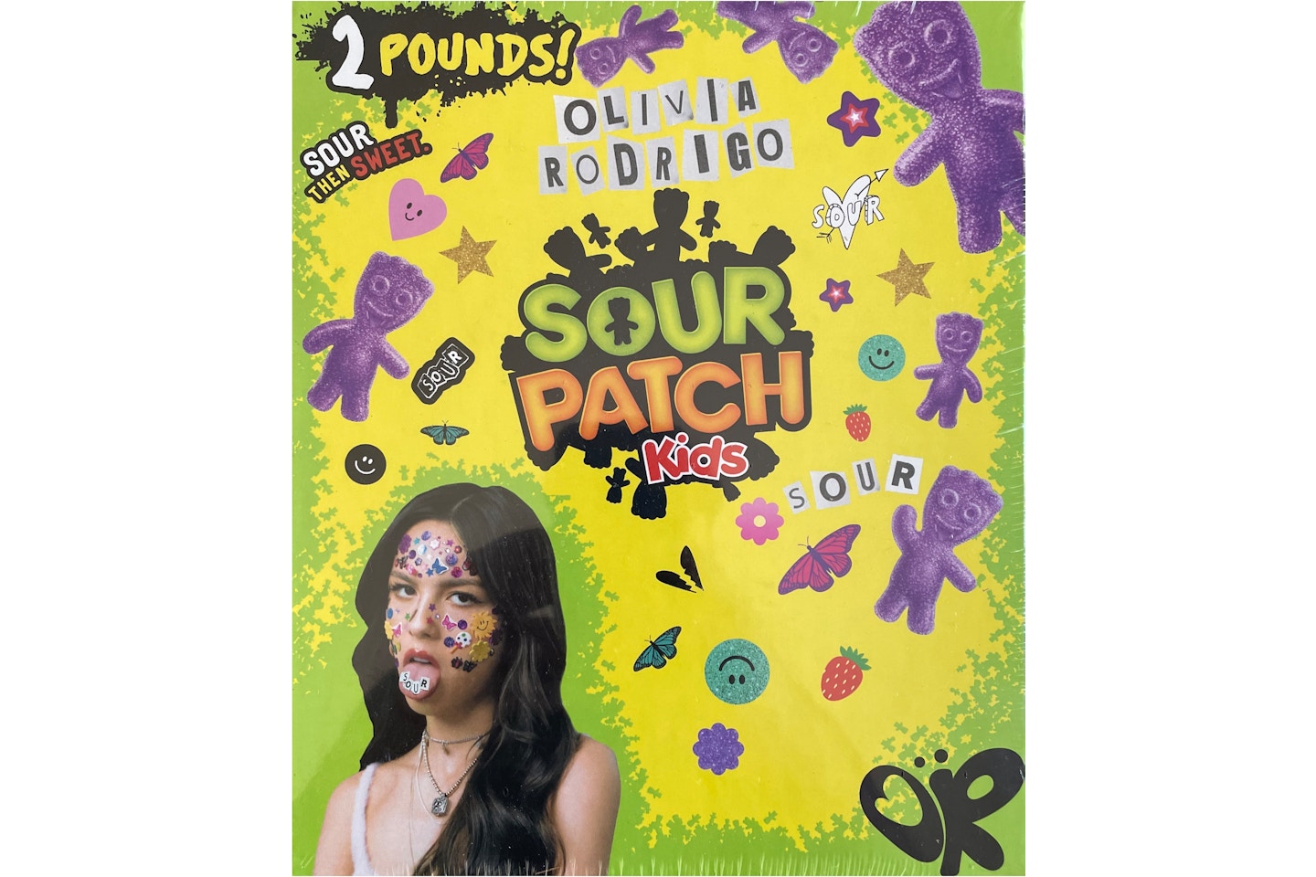 Olivia Rodrigo Sour Patch Kids 2 Pound Box (Not Fit For Human