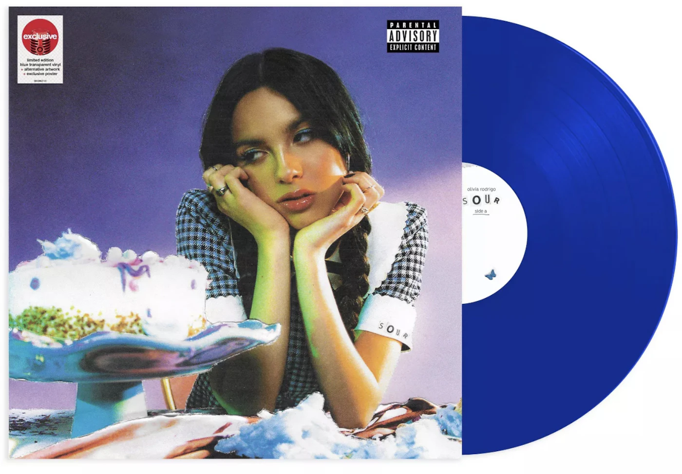 Olivia Rodrigo Sour Target Exclusive LP Vinyl Transparent Blue - US