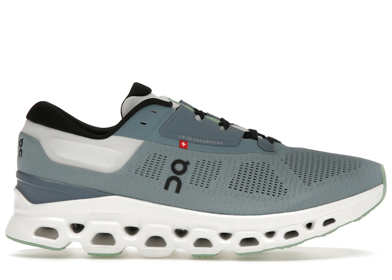 Pre-owned On Men's Cloudstratus 3 Sneakers In Wash/metal In Metallic