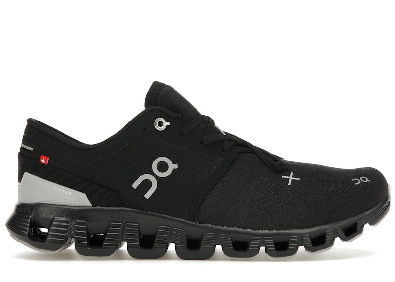 Pre-owned On Men's Running Cloud X 3 Sneakers In Black