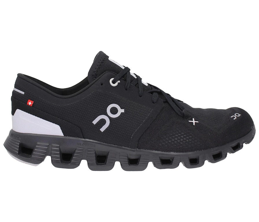 Pre-owned On Running Cloud X 3 Black (women's)
