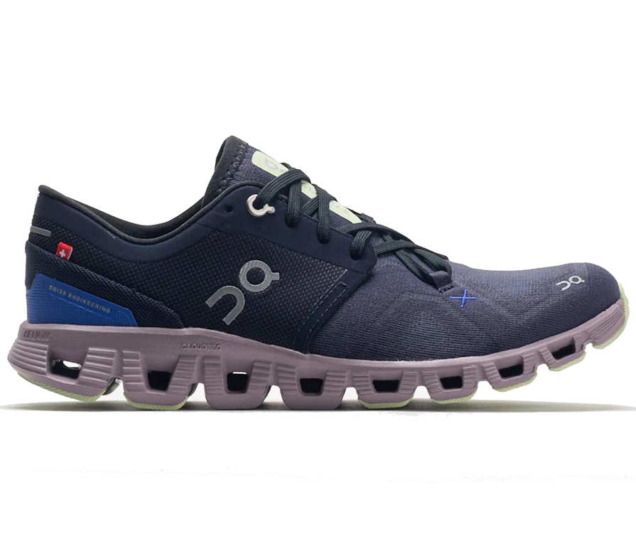 Pre-owned On Running Cloud X 3 Midnight Her (women's) In Midnight/her