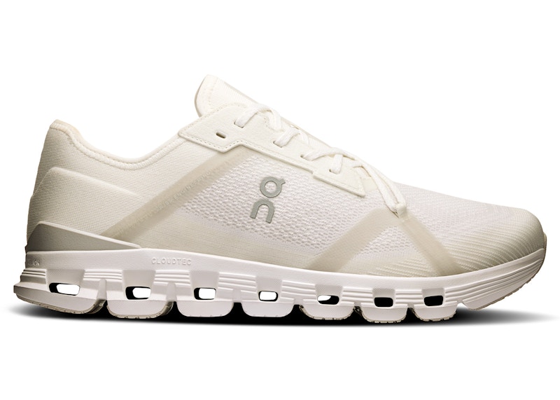 Pre-owned On Men's  Running Cloud X 4 Ad Sneakers In White/wolf