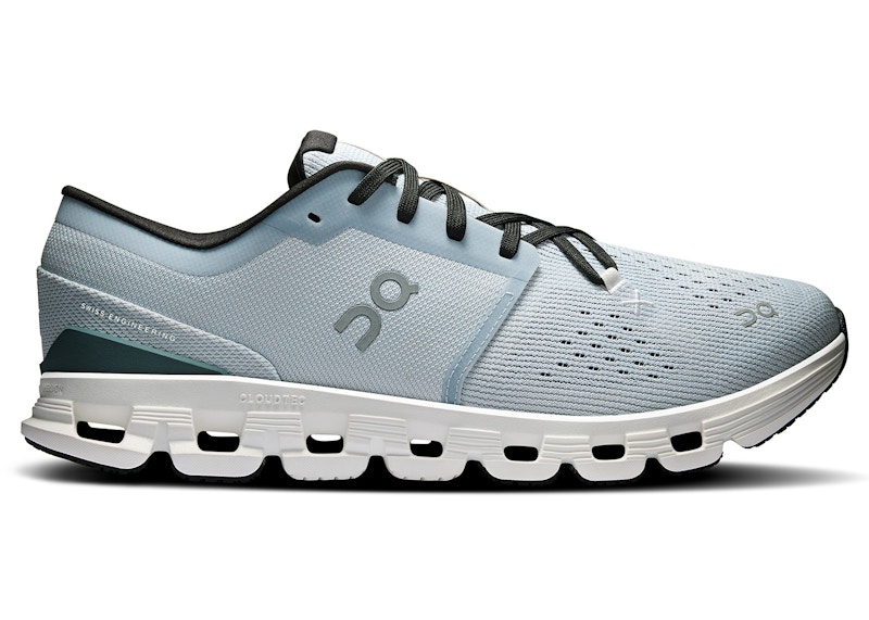 Pre-owned On Men's Running Cloud X 4 Sneakers In Glacier/ste