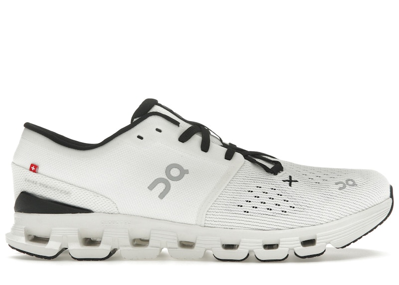Pre-owned On Men's Running Cloud X 4 Sneakers In Ivory/black