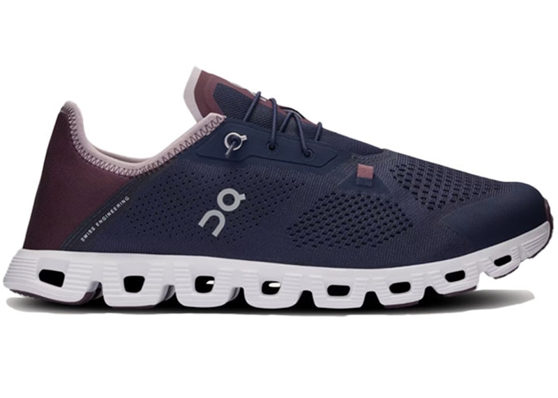 Pre-owned On Men's Running Cloud 5 Coast Sneakers In Midnight/mulberry