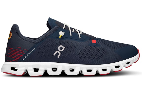 On Running Cloud 5 Coast Azul marino Blanco (Mujer)