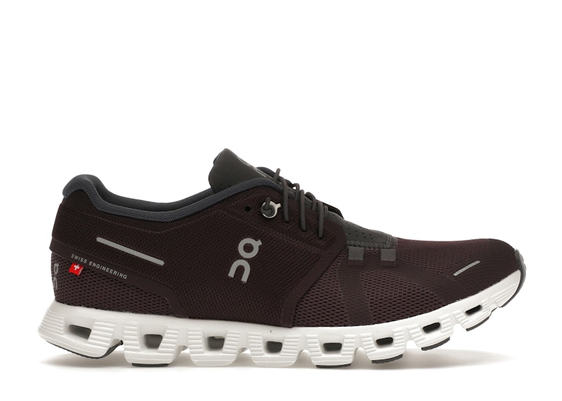 Pre-owned On Running Cloud 5 (women's) Sneakers In Mulberry/eclipse