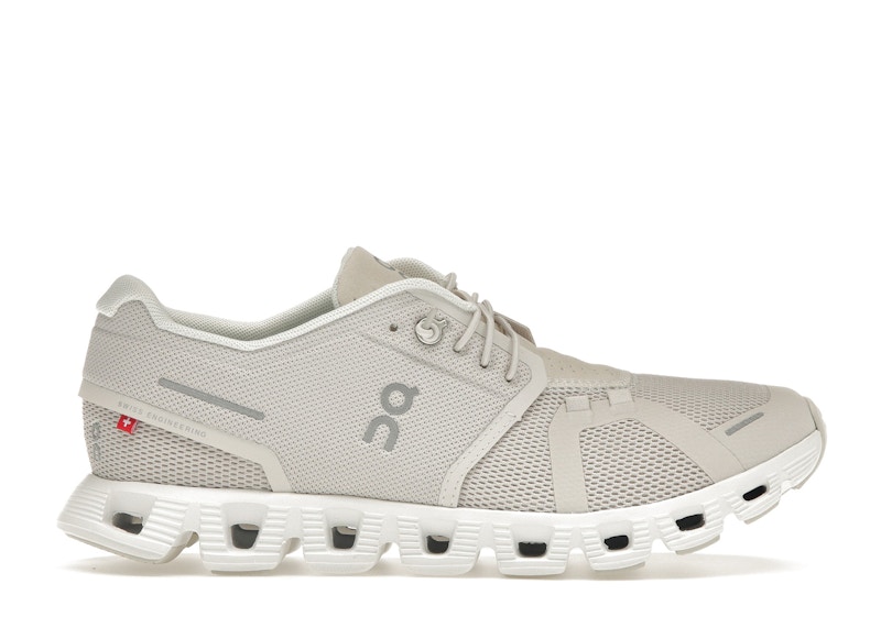 On Running Cloud 5 Pearl White (Women's) - 59.98773 - US