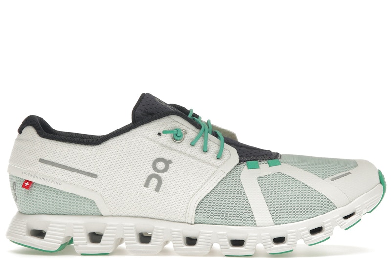 Pre-owned On Men's Running Cloud 5 Push Sneakers In Ivory/creek
