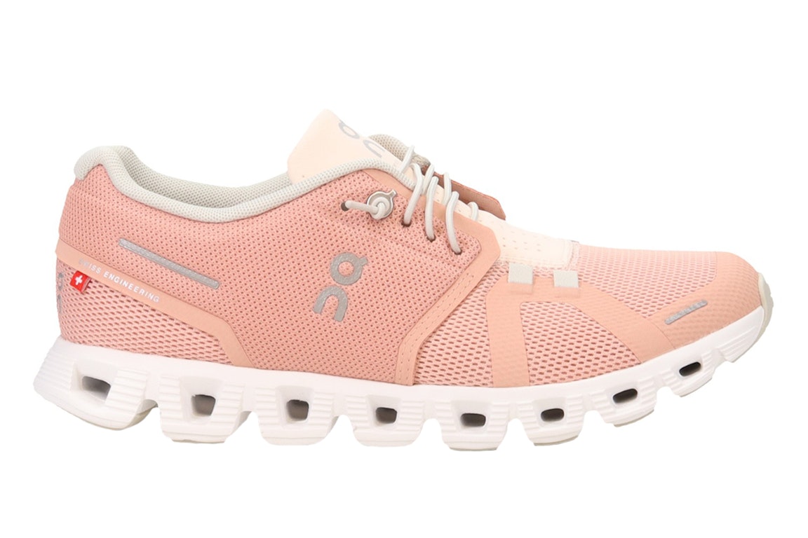 Pre-owned On Running Cloud 5 Rose Shell (women's) In Rose/shell