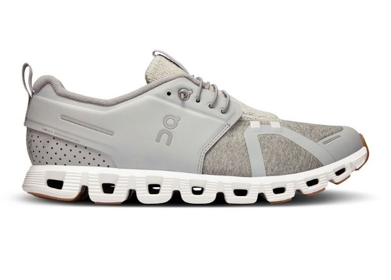 Pre-owned On Men's Running Cloud 5 Terry Sneakers In Glacier/white