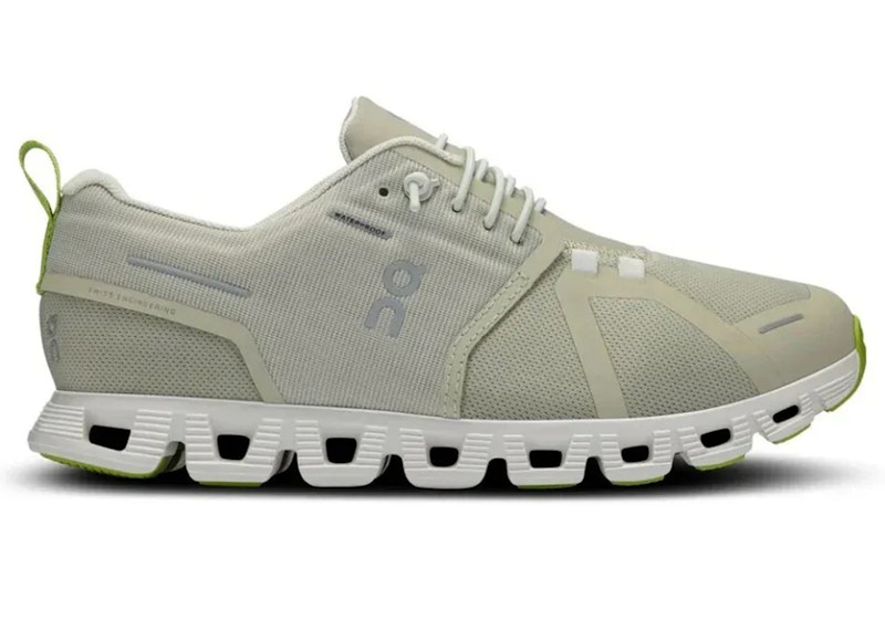 Pre-owned On Running Cloud 5 Waterproof (women's) Sneakers In Chalk/ice