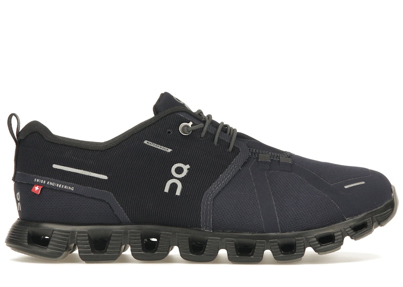 On Running Men's Cloud 5 Waterproof Sneaker - Asphalt/Magnet