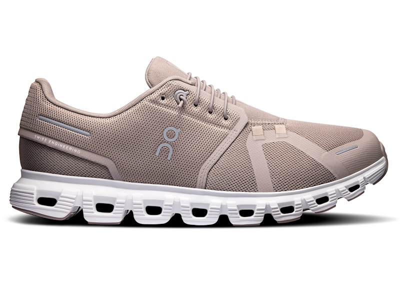 Pre-owned On Men's Running Cloud 6 Sneakers In Fog/white