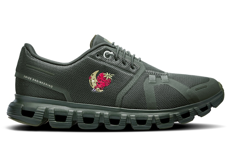 Pre-owned On Running Cloud 6 Sky High Farm Goods (women's) Sneakers In Fir In Green