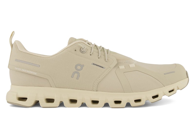 Pre-owned On Men's Running Cloud 6 Waterproof Sneakers In Pelican/ghost