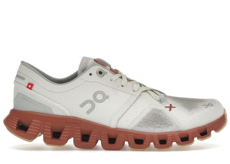 Pre-owned On Men's Running Cloud X 3 Sneakers In Ice/auburn