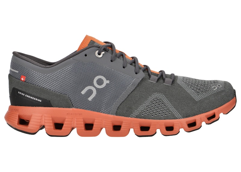 On Running Cloud X Rust Rock Grey Men s 40.99241 US