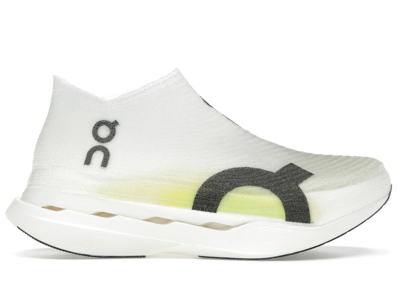 Pre-owned On Men's Running Cloudboom Strike Lg Sleeve Sneakers In White/lime