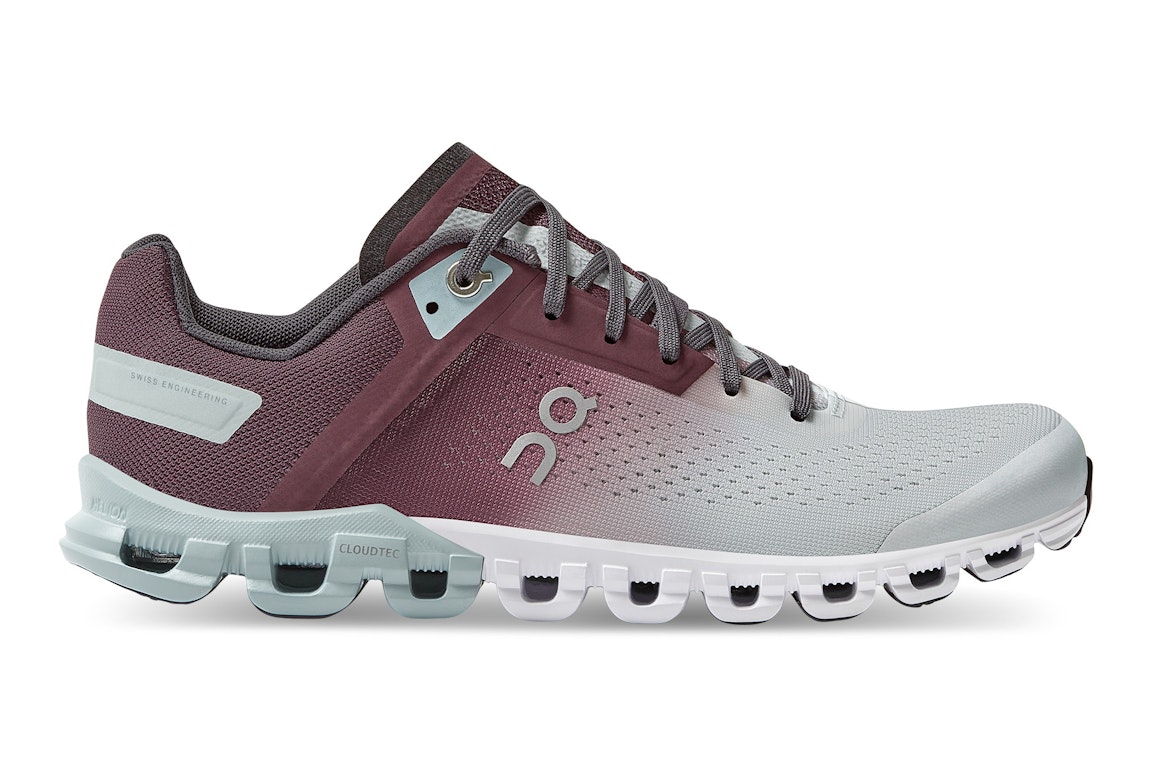 Pre-owned On Running Cloudflow 3.0 Mulberry Mineral Grey (w) In Mulberry/mineral