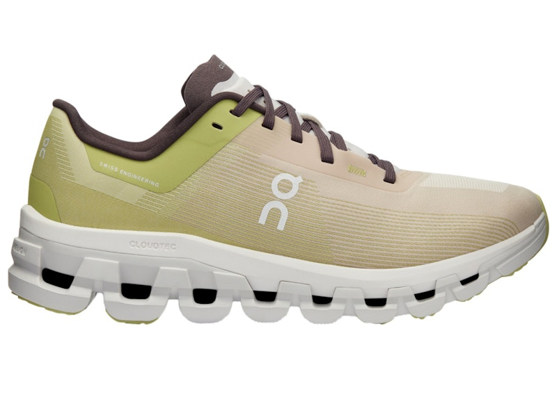 Pre-owned On Running Cloudflow 4 (women's) Sneakers In Zest/frost In Multi