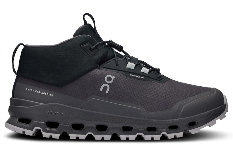 Pre-owned On Running Cloudhero Mid Waterproof Sneakers In Eclipse/black