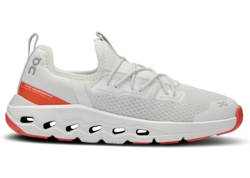 Pre-owned On Running Cloudleap Sneakers In Ivory/flame