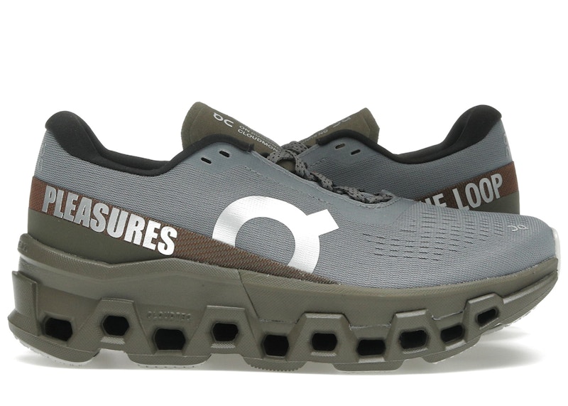 Pre-owned On Men's Running Cloudmster 2 Plstl Pleasures Sneakers In Mist/olive In Multi