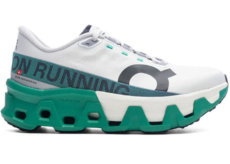 Pre-owned On Men's Running Cloudmster Hyper Sneakers In White/mint