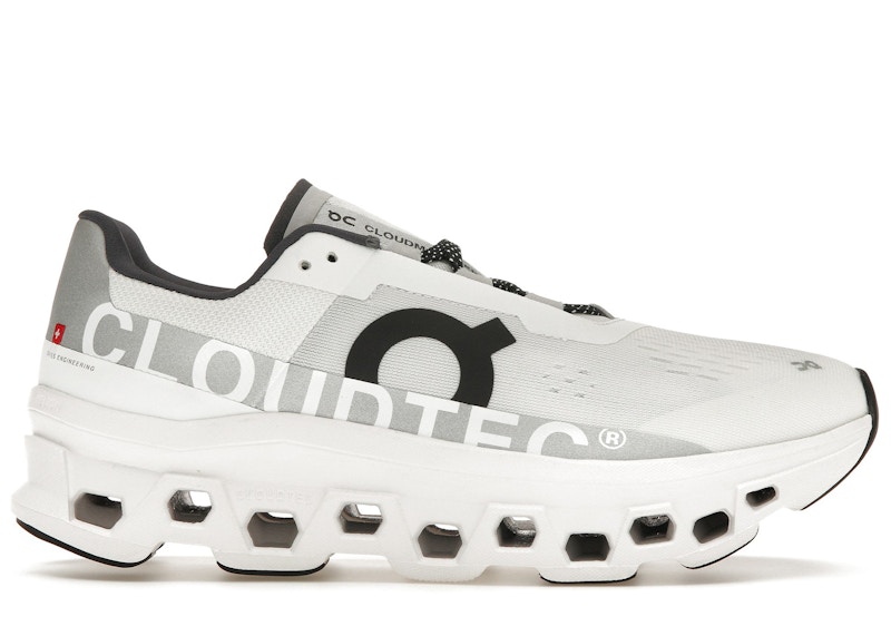 Pre-owned On Men's Running Cloudmster Undyed Sneakers In Undyed White