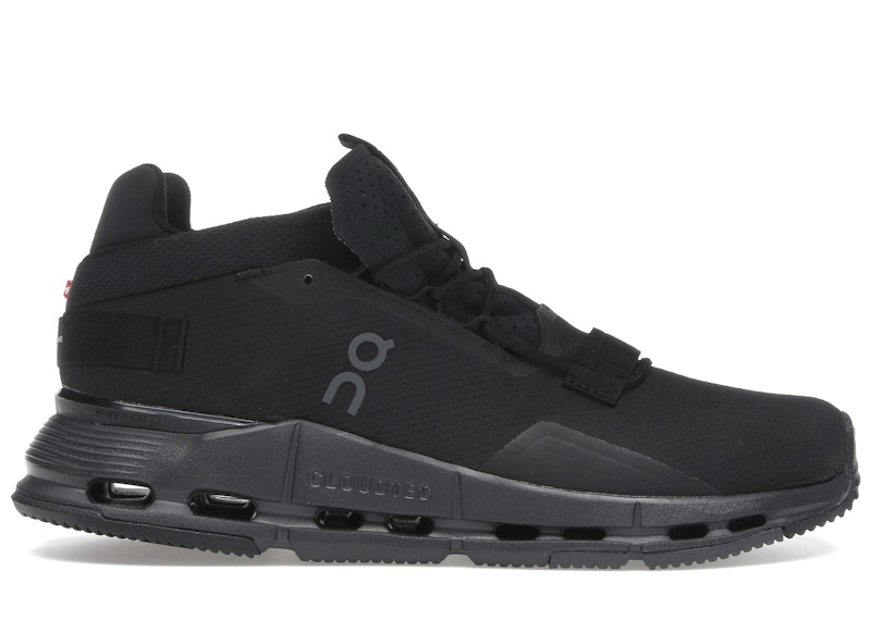 Pre-owned On Men's Running Cloudnova 2 Sneakers In All Black