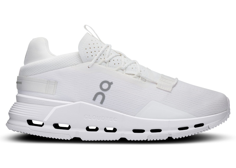Pre-owned On Men's Running Cloudnova 2 Sneakers In All White