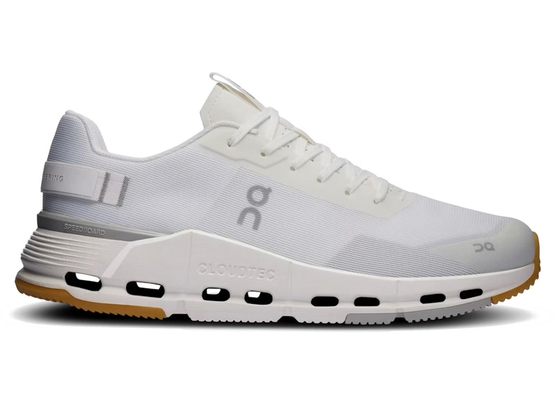 Pre-owned On Men's Running Cloudnova Form 2 Sneakers In White/ivory