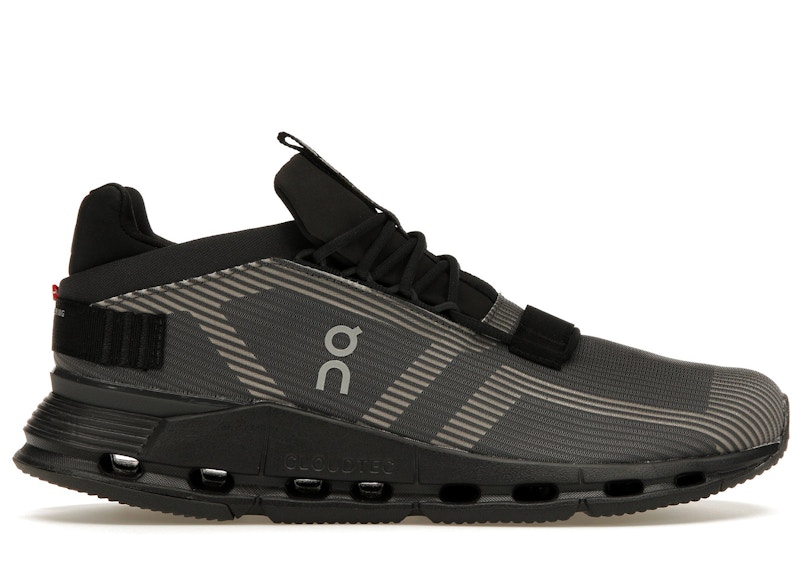 Pre-owned On Men's Running Cloudnova Void Sneakers In Eclipse/undyed/white
